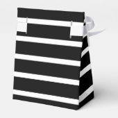 Ballotins Bande noire et blanche moderne (Arrière)
