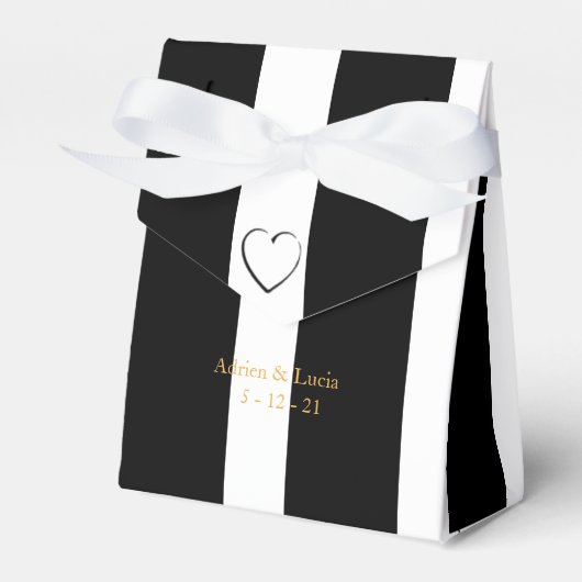 Ballotins Bande noire et blanche Zone de préférence de maria (Verso)