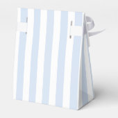 Ballotins Bandes de bonbons bleu pâle et blanc (Arrière)