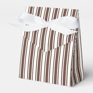Ballotins Bandes de bonbons brun et blanc chocolat