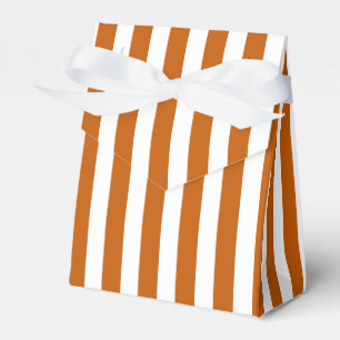 Ballotins Bandes de bonbons orange et blanc brûlés