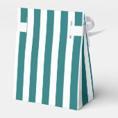 Ballotins Bandes de bonbons turquoises et blanches (Arrière)