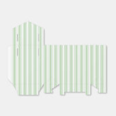 Ballotins Bandes de bonbons vert pâle et blanc (Déplié)