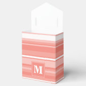 Ballotins Bandes de corail monogramme (Ouvert)