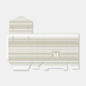 Ballotins Bandes de grès monogramme (Déplié)