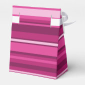 Ballotins Bandes de monogramme fuchsia (Arrière)