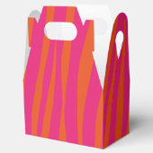 Ballotins Bandes de zèbres roses et orange (Ouvert)