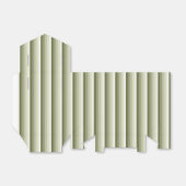 Ballotins Bandes d'ombre vert olive (Déplié)