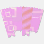 Ballotins Bandes géométriques roses (Déplié)