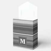Ballotins Bandes gris monogramme (Ouvert)