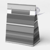 Ballotins Bandes gris monogramme (Arrière)