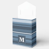 Ballotins Bandes gris monogramme (Ouvert)