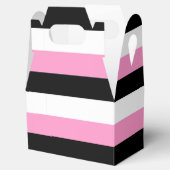 Ballotins Bandes noires, roses et blanches (Ouvert)