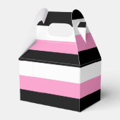 Ballotins Bandes noires, roses et blanches (Verso)