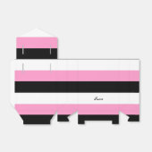 Ballotins Bandes noires, roses et blanches (Déplié)