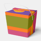 Ballotins Bandes orange, jaune, rouge, verte et violette (Arrière)