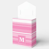 Ballotins Bandes rose monogramme (Ouvert)