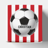 Ballotins Bandes rouges et blanches Ventilateurs de football (Haut)