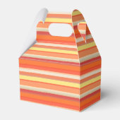 Ballotins Bandes rouges mignonnes orange (Arrière)