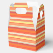 Ballotins Bandes rouges mignonnes orange (Ouvert)