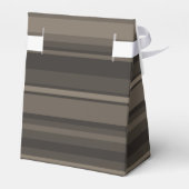 Ballotins Bandes taupe monogramme (Arrière)