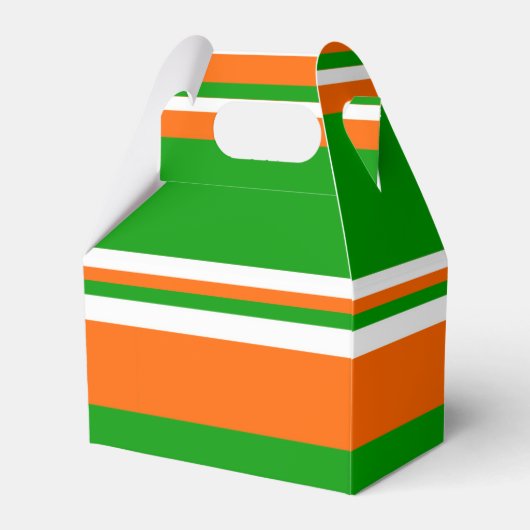 Ballotins Bandes vertes, blanches et orange (Verso)