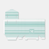 Ballotins Bandes vertes de menthe monogramme (Déplié)