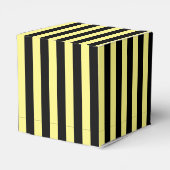 Ballotins Bandes verticales classiques Jaune clair et Noir (Arrière)