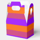 Ballotins Bandes violettes, orange et roses (Ouvert)