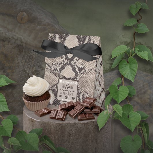 Ballotins Bannière d'anniversaire taupe serpent à motif anim