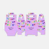 Ballotins Bannière Pennant Bannière Patter Décor Purple (Déplié)