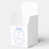 Ballotins Baptême Baptême Bleu Bow (Ouvert)