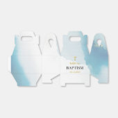 Ballotins Baptême Bleu Élégant (Déplié)