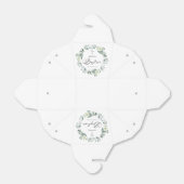 Ballotins Baptême botanique Feuille d'Eucalyptus vert (Déplié)