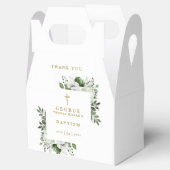 Ballotins Baptême botanique moderne vert olive (Ouvert)