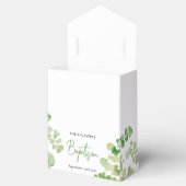 Ballotins Baptême Christening Garçon fille Aquarelle Verdure (Ouvert)