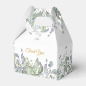 Ballotins Baptême Christening Laurel Garland Gold Cross (Arrière)