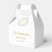Ballotins Baptême Couronne de Laurier Écriture Dorée (Verso)
