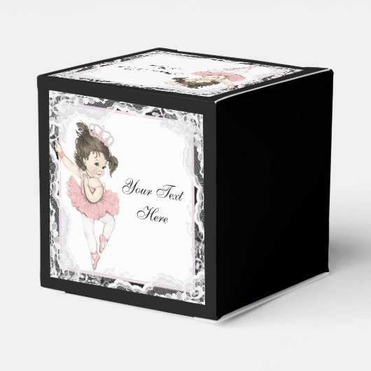 Ballotins Baptême de bébé ballerine (Arrière)