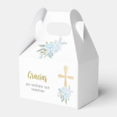 Ballotins Baptême floral blanc (Arrière)