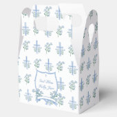 Ballotins Baptême Floral doux Premier Cimier Communion (Ouvert)