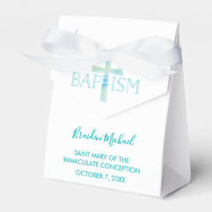 Ballotins Baptême Party Favor Box - Le baptême du garçon fav