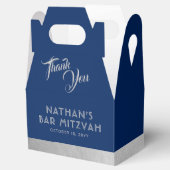 Ballotins Bar Mitzvah Blue & Silver Merci (Ouvert)