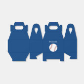 Ballotins Baseball avec nom personnalisé - Royal Blue (Déplié)