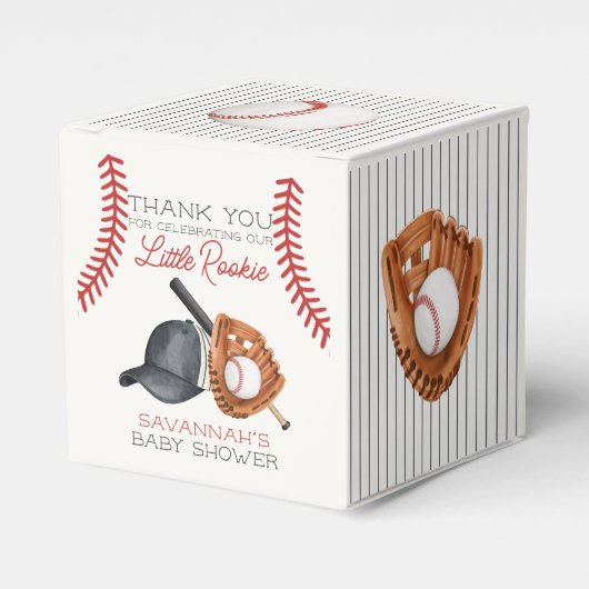 Ballotins Baseball Little Rookie Home Run Baby shower Favori (Verso)