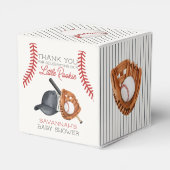 Ballotins Baseball Little Rookie Home Run Baby shower Favori (Arrière)