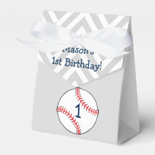 Ballotins Baseball thème Premier Ballotin d'anniversaire