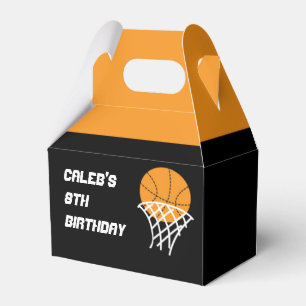 Ballotins Basket-ball Anniversaire de la fête Black Orange B