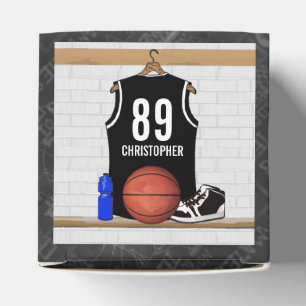 Ballotins Basket-ball noir et blanc du Jersey