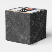 Ballotins Basket-ball noir et blanc du Jersey (Arrière)